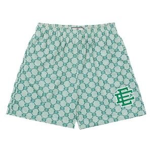 Eric Emanuel EE Basic Short Green Monogram Medium New With Tags
